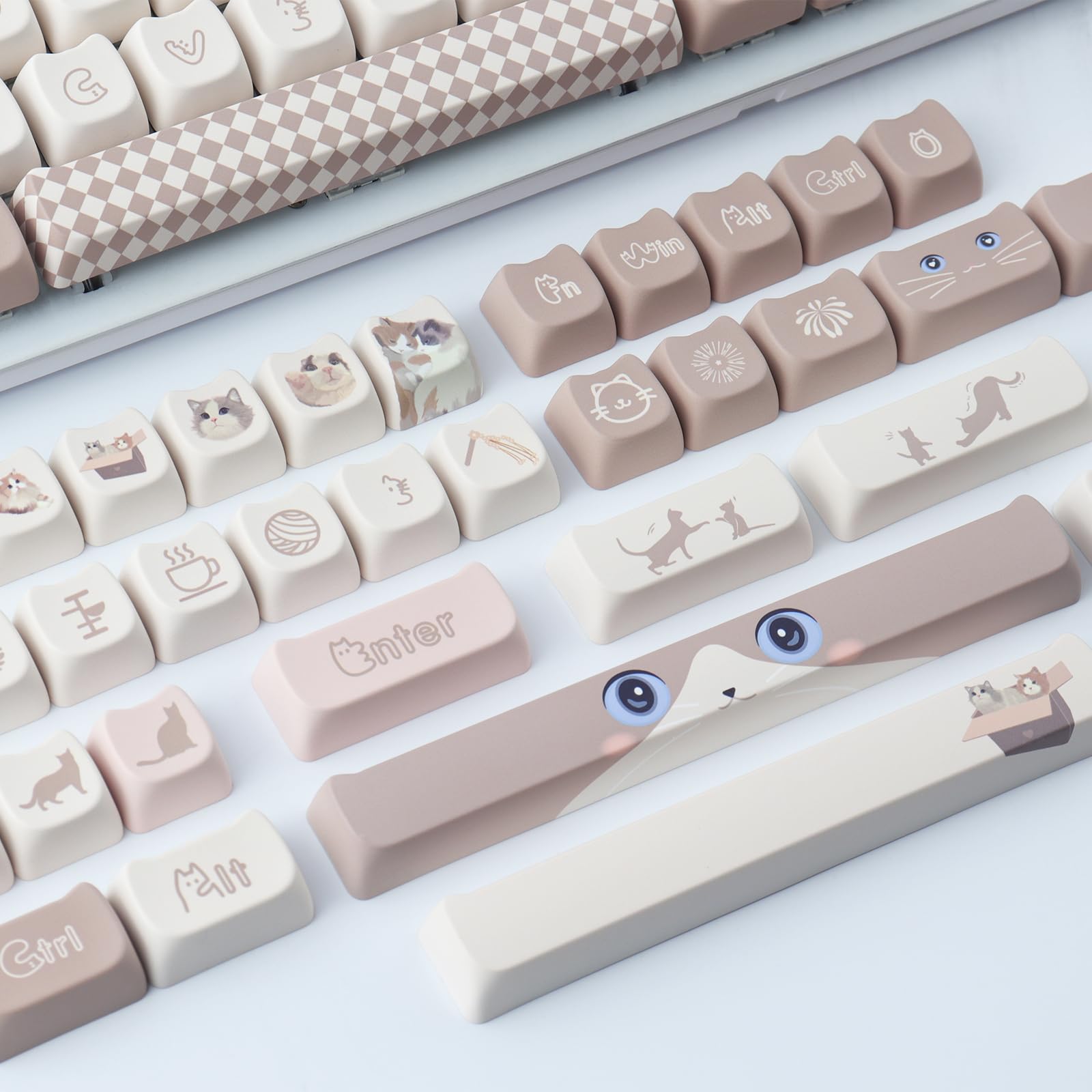 Amazon | Hyekit PBT キーキャップ メカニカルキーボード用 - 144キー